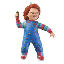 Load image into Gallery viewer, Child&#39;s Play 2 Friend &#39;Til the End Chucky Ornament
