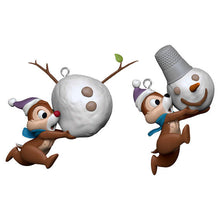 Load image into Gallery viewer, Disney Chip and Dale Up to Snow Good Ornaments, Set of 2
