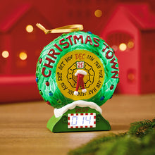 Load image into Gallery viewer, Disney Tim Burton&#39;s The Nightmare Before Christmas Christmas Town Countdown Musical Ornament With Light and Motion
