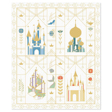 Load image into Gallery viewer, Disney Princess Castles Throw Blanket, 50x60
