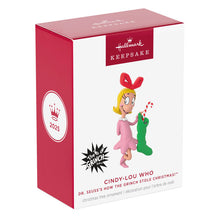 Load image into Gallery viewer, Dr. Seuss&#39;s How the Grinch Stole Christmas!™ Cindy-Lou Who Ornament
