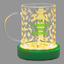 Load image into Gallery viewer, National Lampoon's Christmas Vacation™ Clark Griswold Glass Mug With Light and Sound Base, 13 oz.
