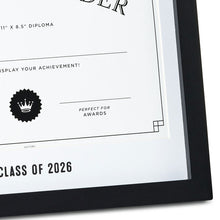 Load image into Gallery viewer, Class of 2026 Graduation Tassel Holder and Diploma Frame
