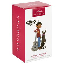 Load image into Gallery viewer, Disney/Pixar Coco Miguel and Dante Ornament
