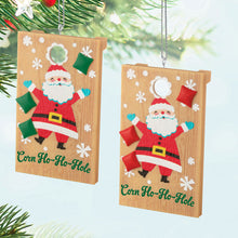 Load image into Gallery viewer, Corn Ho-Ho-Hole Ornaments, Set of 2
