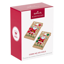 Load image into Gallery viewer, Corn Ho-Ho-Hole Ornaments, Set of 2
