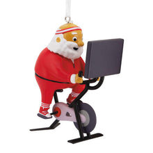 Load image into Gallery viewer, Cycling Santa Hallmark Ornament
