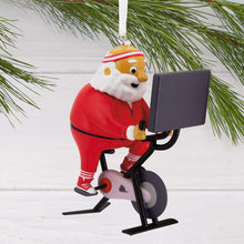 Load image into Gallery viewer, Cycling Santa Hallmark Ornament
