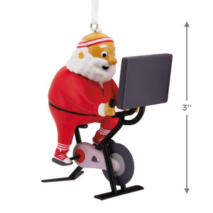 Cycling Santa Hallmark Ornament