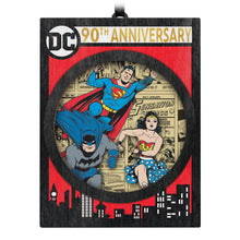Load image into Gallery viewer, DC Comics™ 90th Anniversary DC Through the Ages Papercraft Ornament
