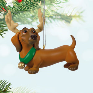 Reindoggie Ornament