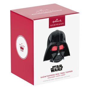 Mini Star Wars™ Darth Vader™ ShowToppers Musical Tree Topper With Light, 3"