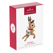 Load image into Gallery viewer, Eight Tiny Reindeer Dasher Ornament
