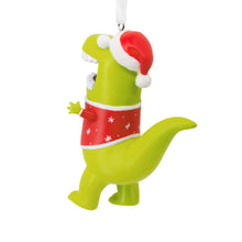 Load image into Gallery viewer, Love Christmas This Much Dinosaur Hallmark Ornament
