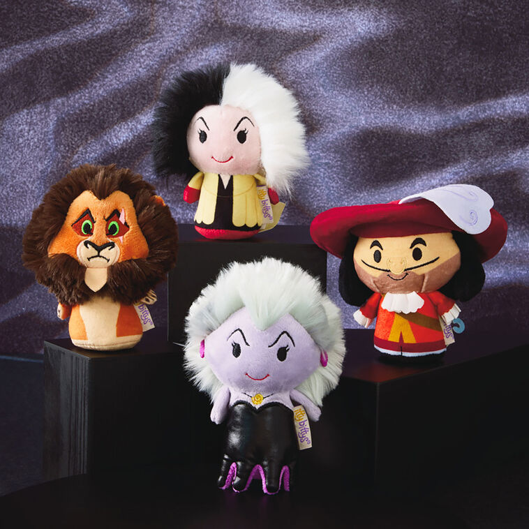 itty bittys® Disney Villains Plush, Set of 4