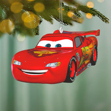 Load image into Gallery viewer, Disney/Pixar Cars 2 15th Anniversary Lightning McQueen Metal Ornament - Hallmark Timmins
