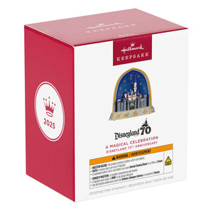 Disneyland 70th Anniversary A Magical Celebration Musical Ornament With Light