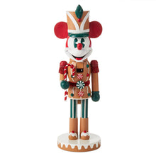 Load image into Gallery viewer, Disney Mickey Mouse Gingerbread Nutcracker Figurine, 13.5&quot;
