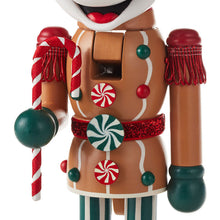 Load image into Gallery viewer, Disney Mickey Mouse Gingerbread Nutcracker Figurine, 13.5&quot;
