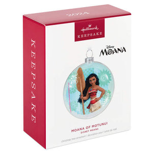 Disney Moana of Motunui Glass Ornament