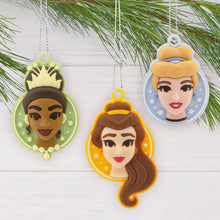 Load image into Gallery viewer, Mini Disney Princess Hallmark Tree Topper and Ornaments, Set of 5
