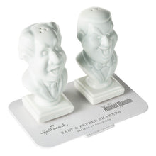 Load image into Gallery viewer, Disney The Haunted Mansion Singing Busts Salt and Pepper Shakers, Set of 2
