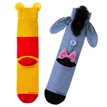 Load image into Gallery viewer, Disney Winnie the Pooh and Eeyore Novelty Crew Socks, 1 pair
