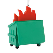 Load image into Gallery viewer, Dumpster Fire Hallmark Ornament
