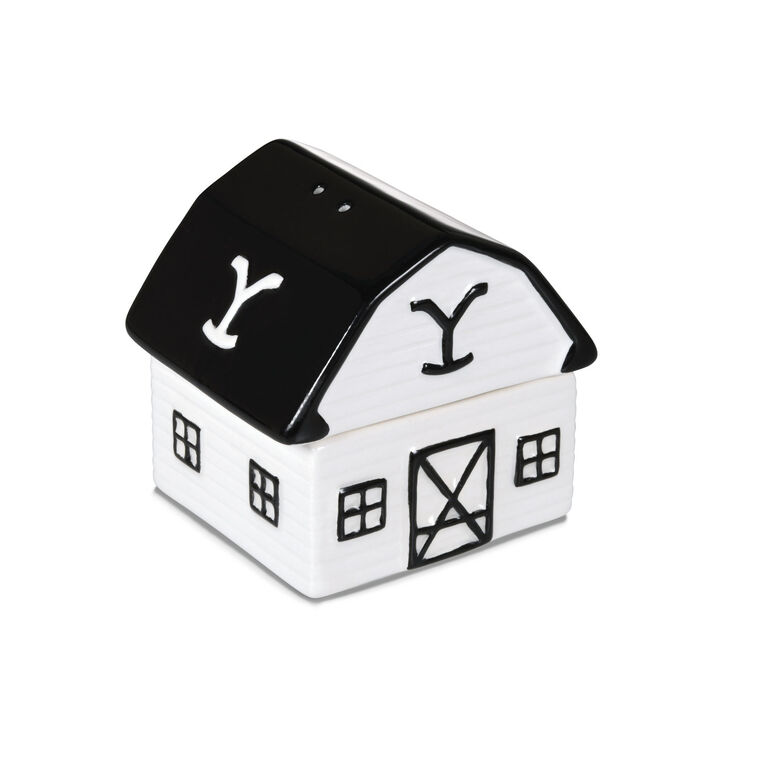 Yellowstone Dutton Ranch Barn Stacked Salt and Pepper Shaker Set