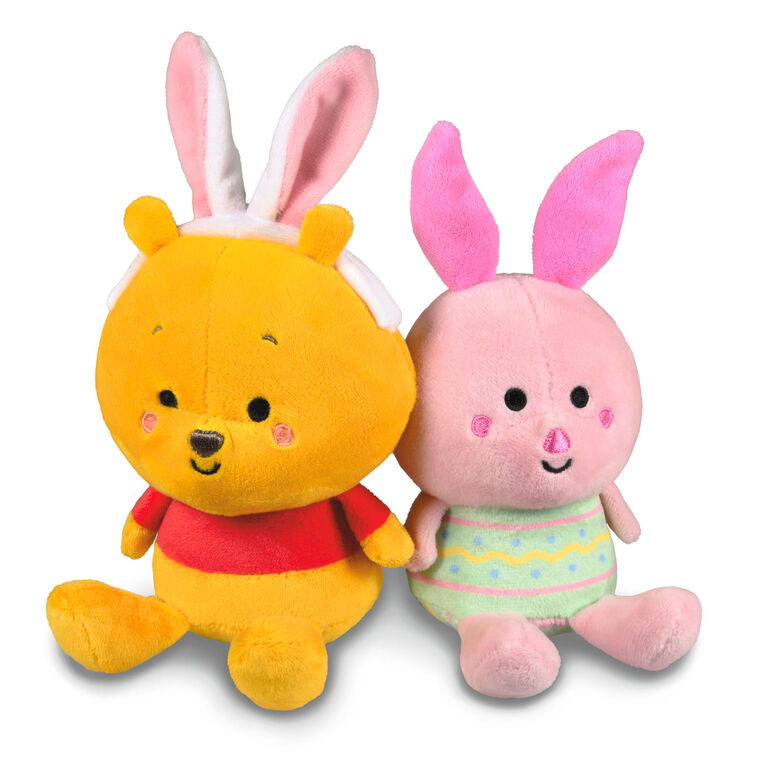 Better Together Disney Winnie the Pooh and Piglet Easter Magnetic Plush Pair, 5.5