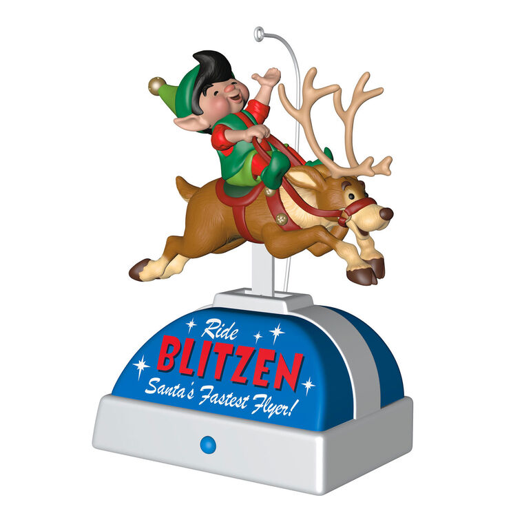 Merry Mechanical Ride Musical Ornament With Motion