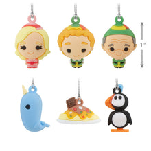 Load image into Gallery viewer, Mini Elf Shatterproof Hallmark Ornaments, Set of 6
