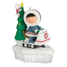 Load image into Gallery viewer, Frosty Friends Tree Delivery Ornament With Light - Hallmark Timmins

