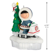 Load image into Gallery viewer, Frosty Friends Tree Delivery Ornament With Light - Hallmark Timmins
