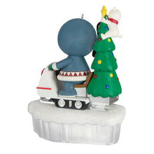 Load image into Gallery viewer, Frosty Friends Tree Delivery Ornament With Light - Hallmark Timmins
