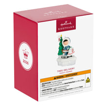 Load image into Gallery viewer, Frosty Friends Tree Delivery Ornament With Light - Hallmark Timmins
