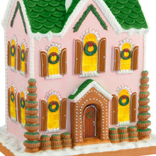 Load image into Gallery viewer, Gorgeous Gingerbread House Porcelain Ornament
