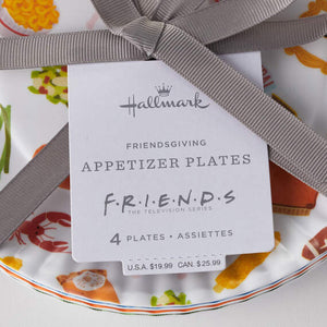 Friends Assorted Appetizer Plates, Set of 4