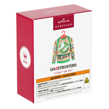 Load image into Gallery viewer, Ghostbusters™ "Light 'Em Up!" Ornament With Light and Sound - Hallmark Timmins
