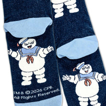 Load image into Gallery viewer, Ghostbusters Stay Puft Marshmallow Man Novelty Crew Socks
