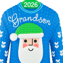 Load image into Gallery viewer, Grandson Santa Sweater 2026 Ornament
