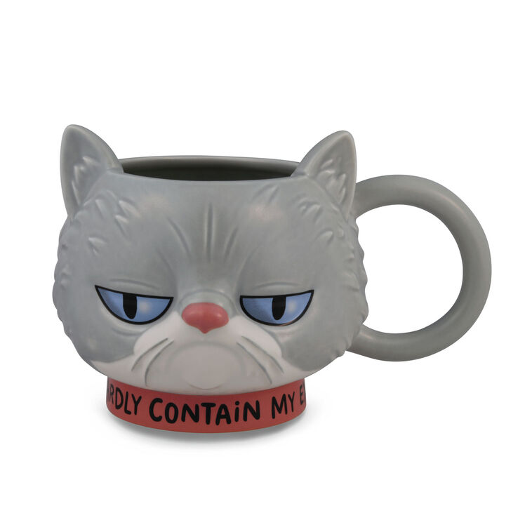 Hallmark Shoebox Sculpted Cat Mug