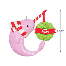 Load image into Gallery viewer, Great-Granddaughter Narwhal 2024 Ornament
