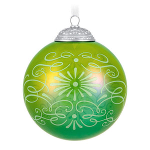 Christmas Commemorative 2024 Glass Ball Ornament