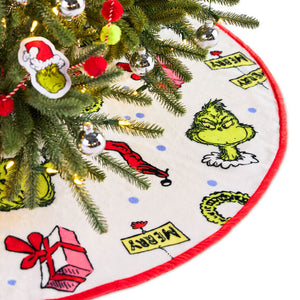 Dr. Seuss's How the Grinch Stole Christmas!™ Fabric Hallmark Tree Skirt, 48"