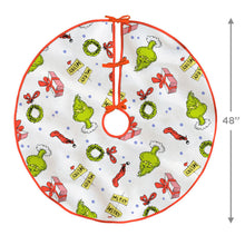 Load image into Gallery viewer, Dr. Seuss&#39;s How the Grinch Stole Christmas!™ Fabric Hallmark Tree Skirt, 48&quot;
