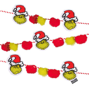 Dr. Seuss's How the Grinch Stole Christmas!™ Fabric Hallmark Garland, 72"