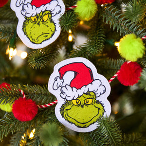 Dr. Seuss's How the Grinch Stole Christmas!™ Fabric Hallmark Garland, 72"