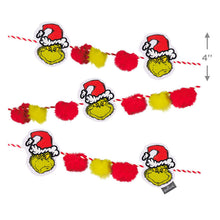 Load image into Gallery viewer, Dr. Seuss&#39;s How the Grinch Stole Christmas!™ Fabric Hallmark Garland, 72&quot;
