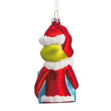 Load image into Gallery viewer, Dr. Seuss&#39;s How the Grinch Stole Christmas!™ Grinch With Present Blown Glass Hallmark Ornament
